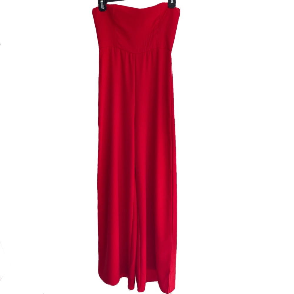 Amanda Uprichard Red Jumpsuit Size XS
